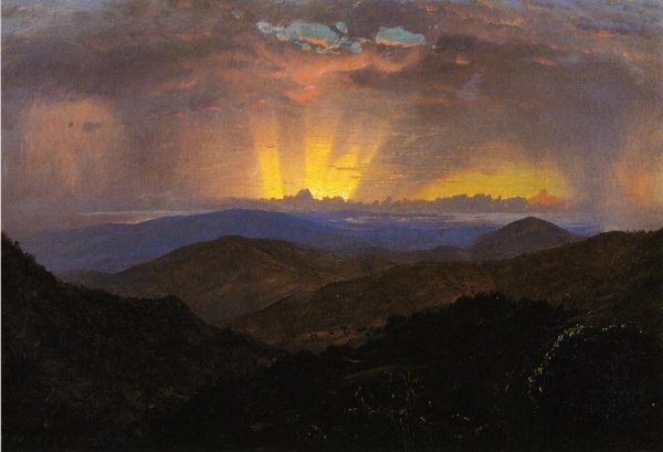 Sunset, Jamaica (study for 