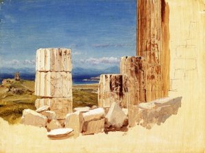 Broken Columns, View from the Parthenon, Athens